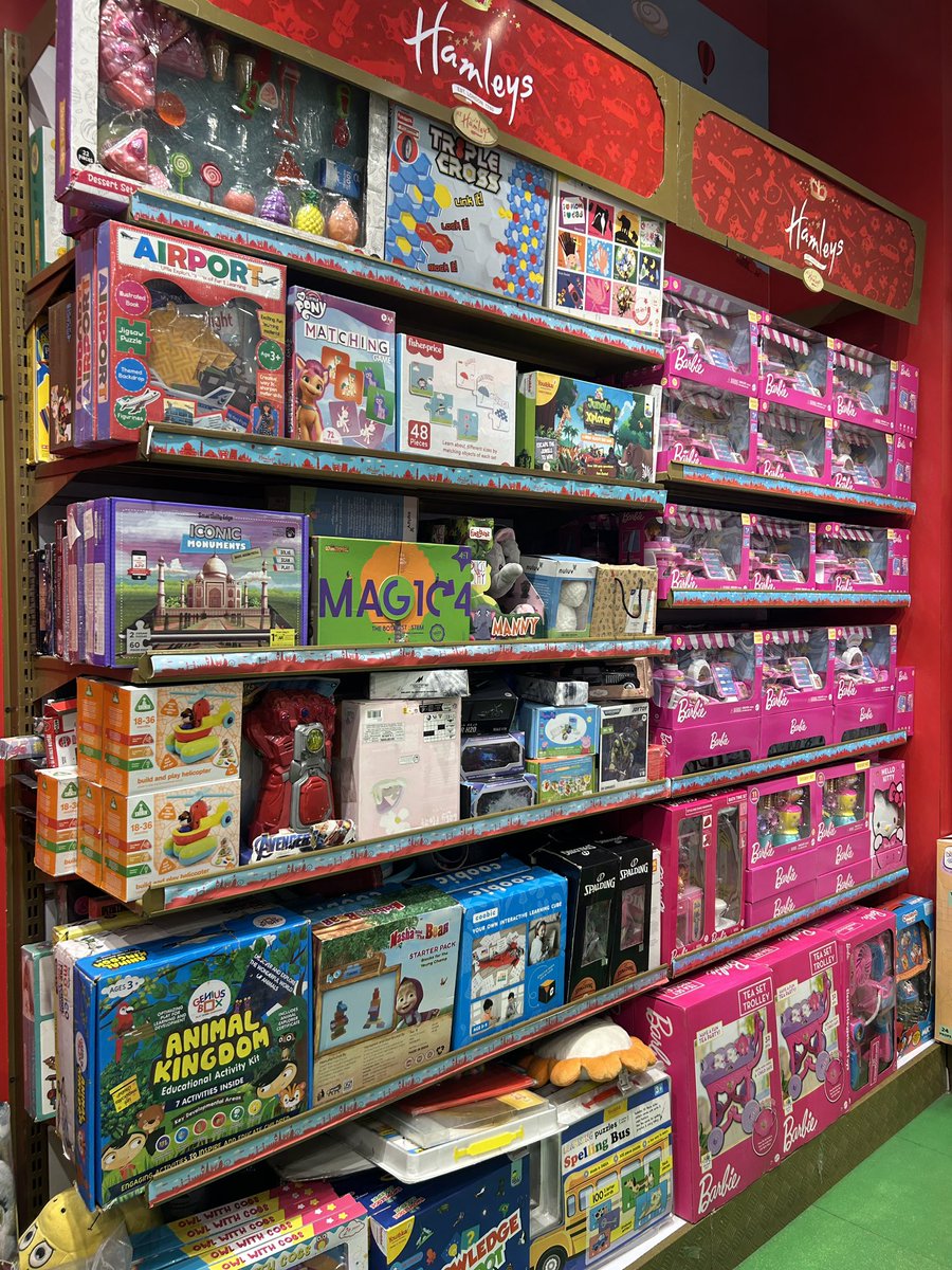 aditigbihani's tweet photo. One of the most underrated joys of being a millennial parent is visiting toy stores.

So many toys that simply didn’t exist when we were growing up. Education, entertainment, exercise… name it, and there’s a toy for it.

At this point, I have more plans for my baby’s toys than he does 😄.
