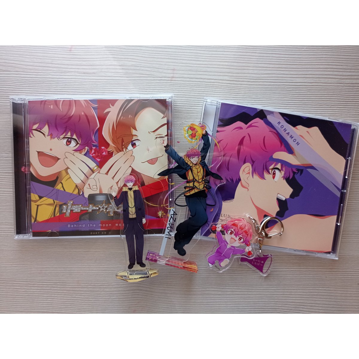 6otatochip's tweet photo. i got my little bundle of azumi merch! managed to order right before the closure of remohos🥲 but I'm so happy that these cd's will be on my shelf😌 konamon really helped me to get through hard time this spring😔
also i got bromides! and the signed one! (still can't believe this) https://t.co/KGxFuEPPaN