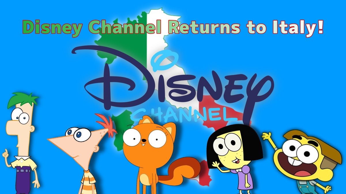 JTCRF2009's tweet photo. This month, Disney Channel is making a return in Italy! It was closed in May 2020.

This follows the return of Disney Jr. Italy last year in December.

And, of course, Disney XD will not return… https://t.co/vzEGOhpgpO