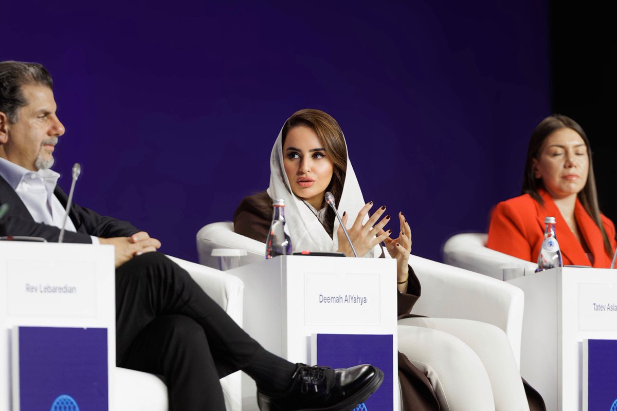 Dalyahya's tweet photo. The AI economy will be powered by people. Our job is to give them the skills, ecosystems, capital, and opportunity to shape it. 

That was my main message at the AI & Digital Bridge Forum in #Kazakhstan, where I joined an esteemed panel to discuss, “Who Will Power the AI Economy?” 

We need to ask not how we stop talent from leaving, but how we create environments where people have every reason to build. 

For emerging economies, that means connecting local talent and challenges to global markets, and giving people the opportunity to build the future where they are. 

If we want talent to stay, we must give them a reason to stay: the opportunity to build the future where they are. 

#AIDigitalBridge #AI #DigitalProsperity4All