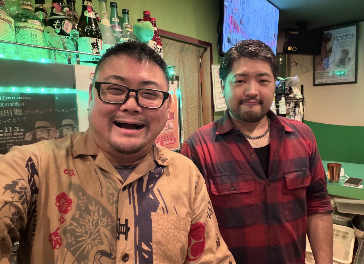 shake_a's tweet photo. 今日は、マスターとカズと3人です😄
久しぶりの天気の良い週末なので気��ち上げていきま〜す😆 https://t.co/2P5fk3Aw08