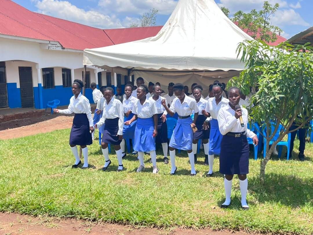 wellsofhope's tweet photo. Happening Now: The dedication service for senior four and six at Hope High School. Wishing them success in their exams. https://t.co/ZJwT54QtaT