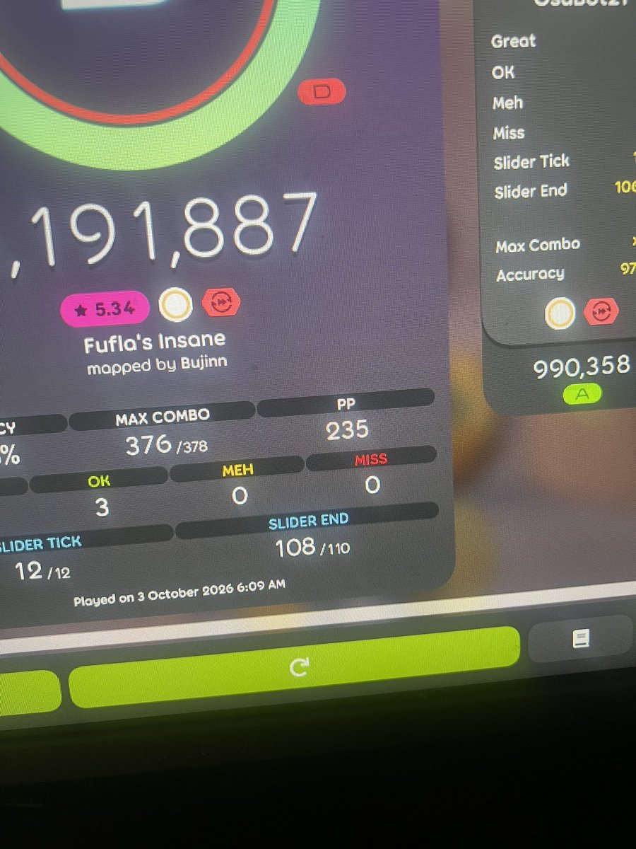 Serphina404's tweet photo. First ever 200 pp on OSU I’ve been trying to achieve this for a year now https://t.co/kjp98q219U