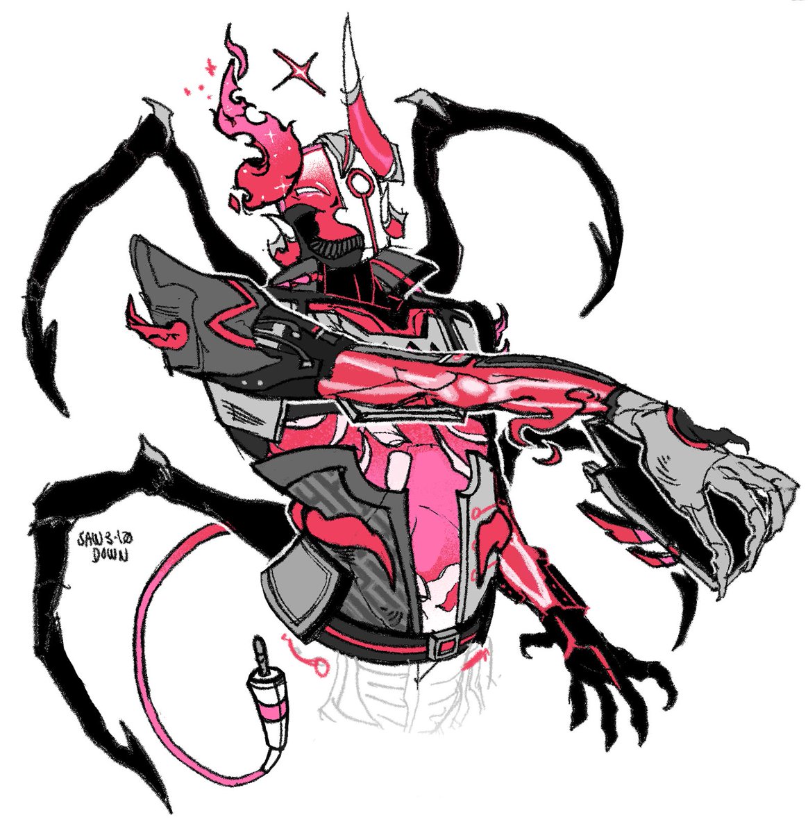 sawdownn's tweet photo. quick truespace doodle I got too carried away with. hi

#phightingart #phightingspoilers https://t.co/OsOaOEvSRY