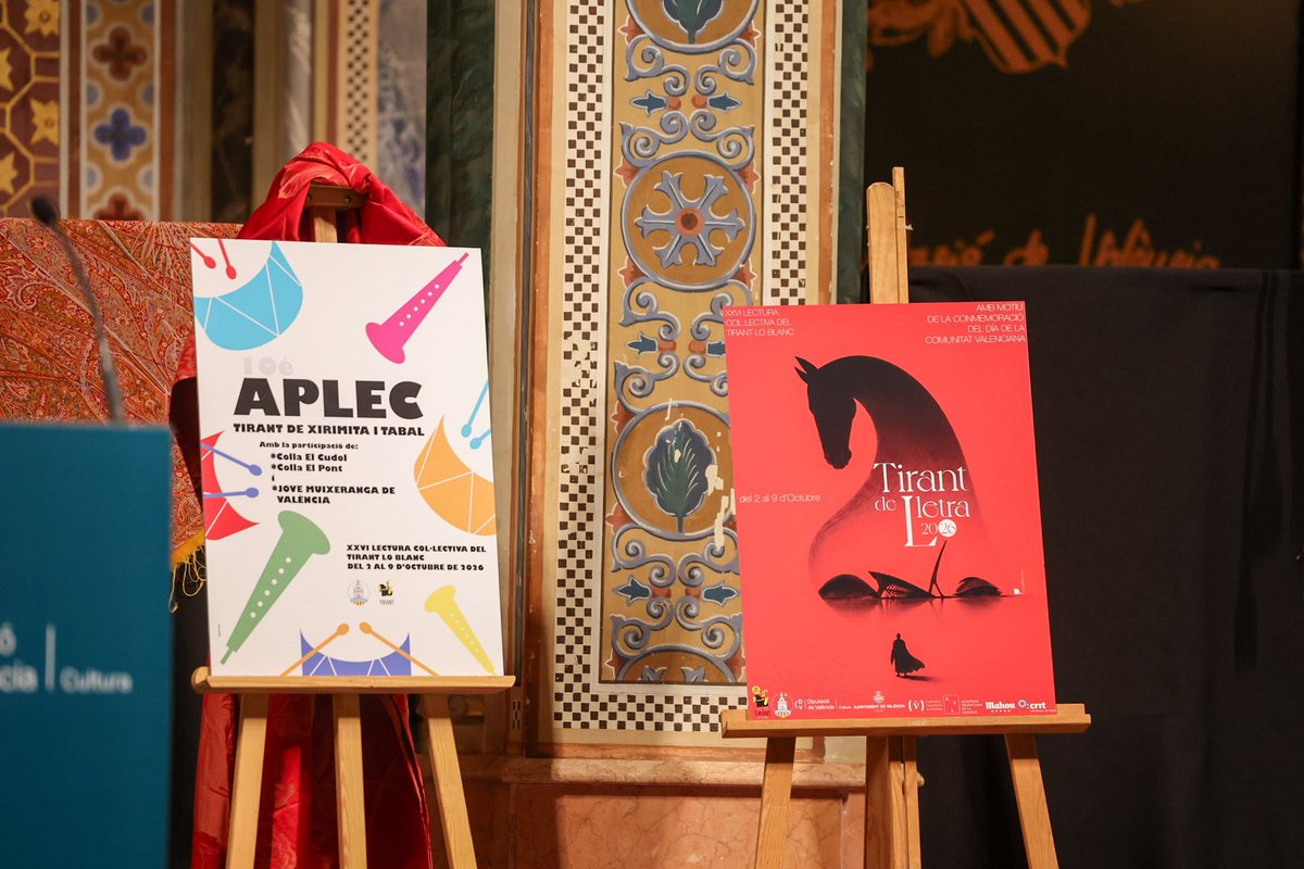 JCF_Valencia's tweet photo. 📖 La falla @najordana ha donat inici a una nova edició del Tirant de Lletra amb l’acte inaugural celebrat al Centre Cultural @La_Beneficencia .

👑 La Fallera Major de València, Carmen Prades Gil, ha volgut acompanyar a la comissió en esta cita tan especial i ha participat en l’inici de la lectura del Tirant lo Blanc.

✨ Amb este acte, arranca una nova setmana dedicada a la literatura valenciana, la cultura i la festa fallera, posant en valor les nostres tradicions i la participació ciutadana.

📸 @Fotofilmax