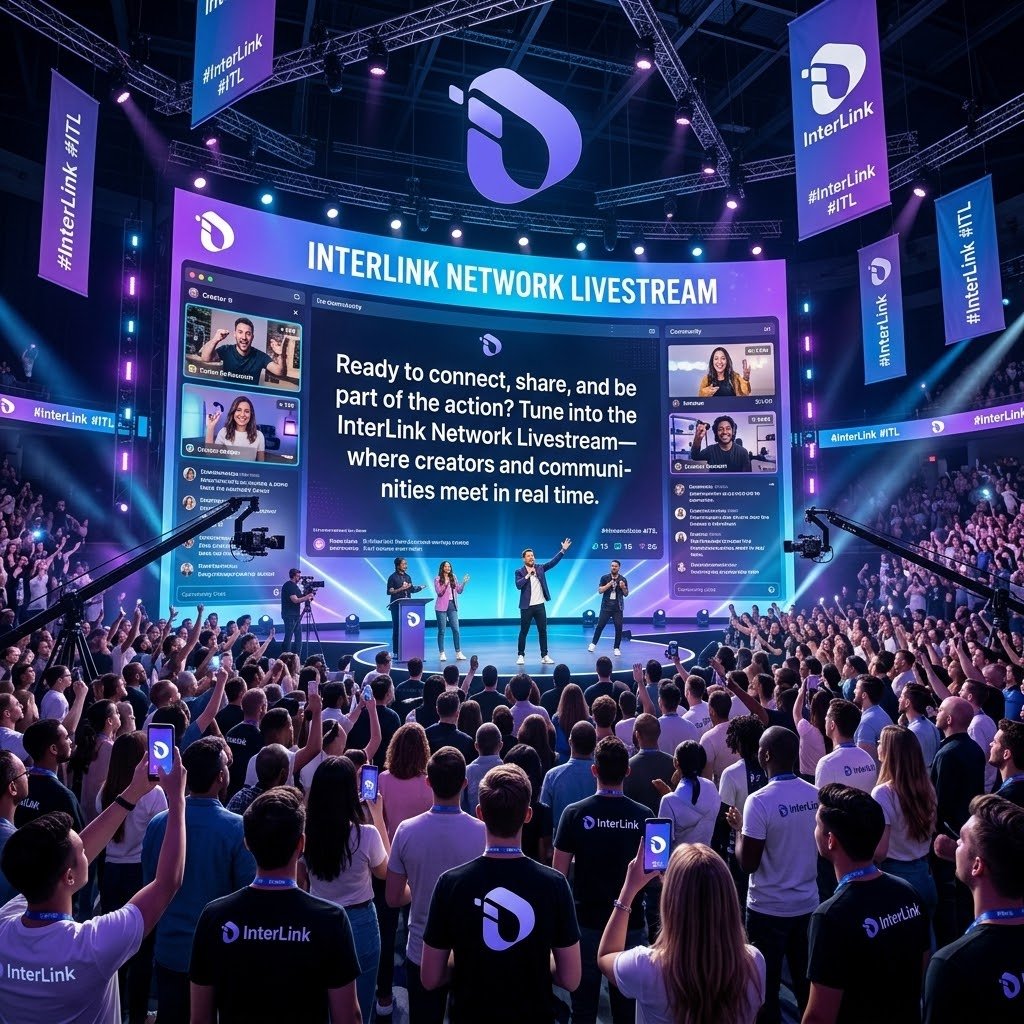 FuadAmin8's tweet photo. 🚀 Ready to connect, share, and be part of the action? Tune into the InterLink Network Livestream—where creators and communities meet in real time. 🎥🌐
 #InterLink #ITLG #ITLX #ITL https://t.co/DyFK6YDlwC