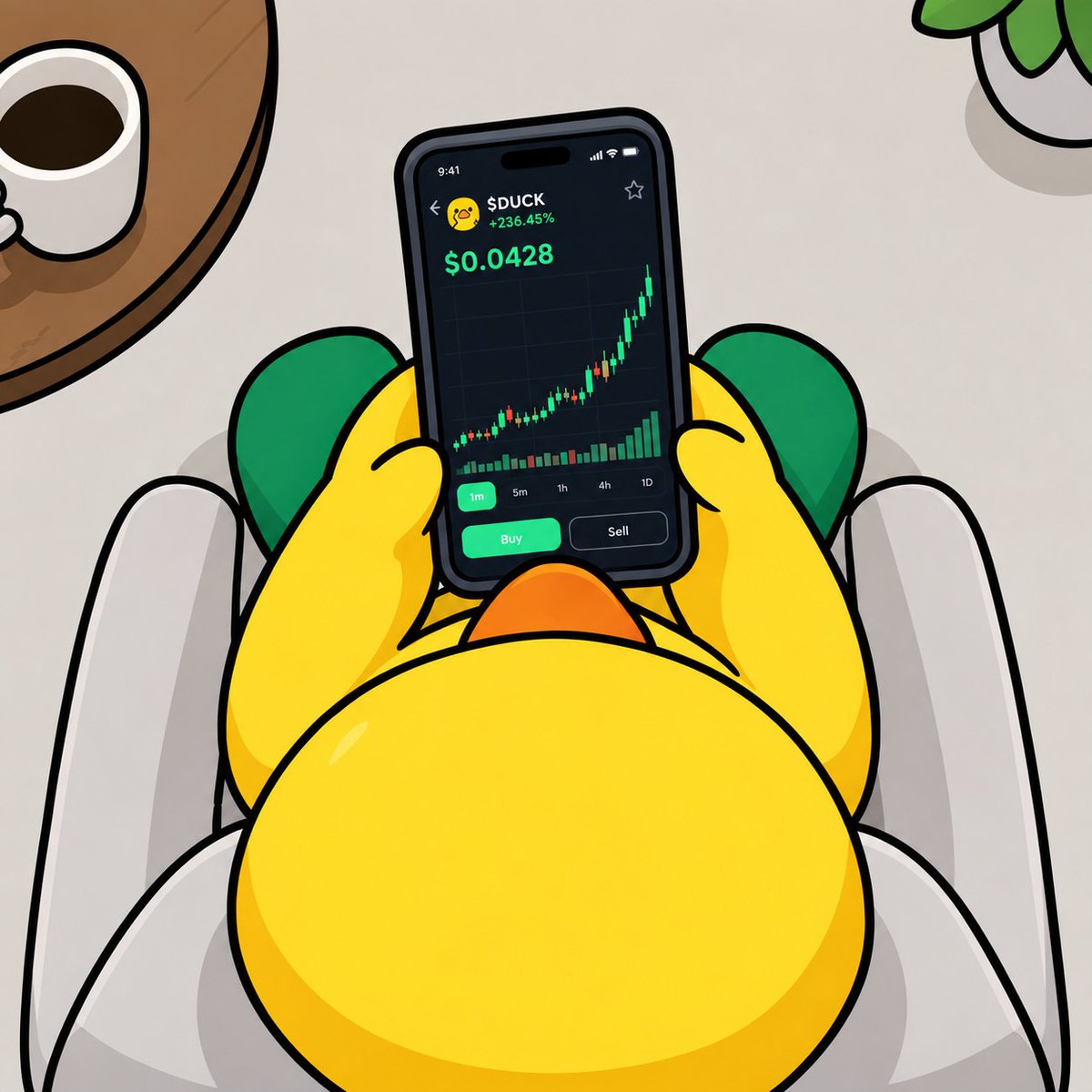 nearduckxyz's tweet photo. The market is moving. The duck is watching. 🦆📈
No chasing candles. No panic selling. Just sitting back and watching the charts unfold.

$NEARDUCK — Stay calm. Let the market float by.
The pond is just getting started.

https://t.co/5JpnhEtCB2 https://t.co/YYOZ5mjvvi