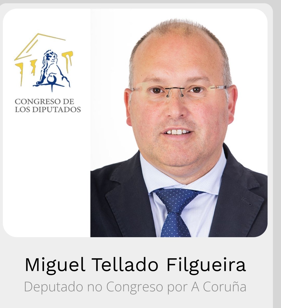 NSiomou's tweet photo. 1. Deputado (PP) galego que votou en contra dos Decretos de Vivenda https://t.co/oXSSvWDnmr