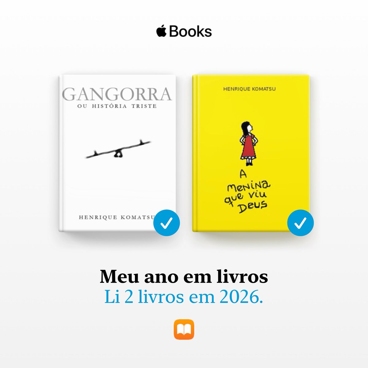 ernestollacerda's tweet photo. Aqui está o meu progresso de leitura deste ano. Defina as suas próprias metas de leitura no Apple Books: https://t.co/GCG0xDrKE0 https://t.co/6oJ65D9eZv