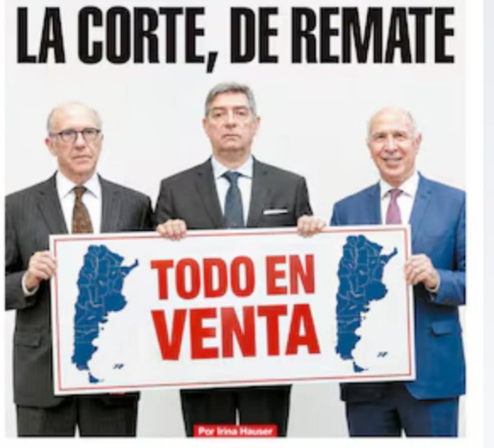 PauloKonig's tweet photo. ¿Corresponde un juicio político contra la Corte?

Si, porque más allá del contenido de la sentencia, define la cuestión que eligieron justamente este expediente para resolver, entre los 31.900 que tienen. Y claro, por las graves consecuencias que tiene contra la Soberanía. https://t.co/rzZWbyGI5a