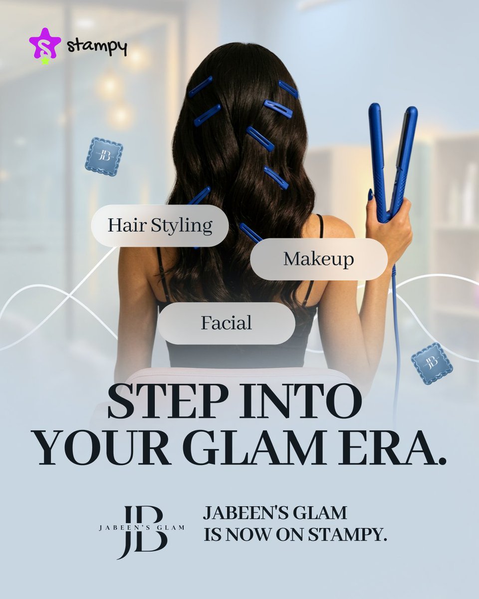 stampy_app's tweet photo. Look good. Feel good. Get rewarded. 💄
Jabeen’s Glam is now on Stampy! 🤍

From bridal makeup and party glam to hair styling and facials, every visit gets you one step closer to rewards like a FREE facial or FREE haircut. 🎁

💄 Jabeen’s Glam
📍 G-11 Markaz, Islamabad https://t.co/oUQhKmhBvB
