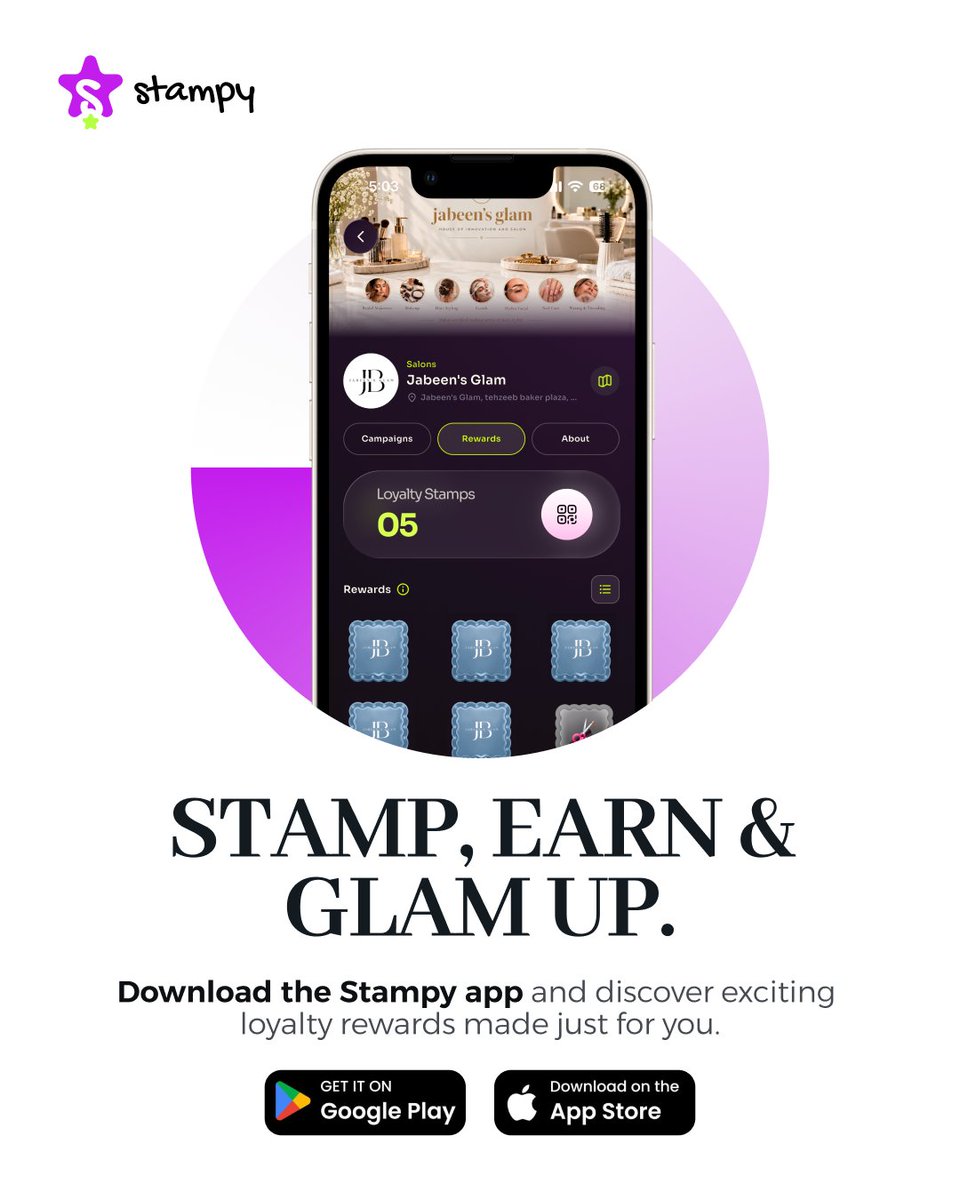 stampy_app's tweet photo. Look good. Feel good. Get rewarded. 💄
Jabeen’s Glam is now on Stampy! 🤍

From bridal makeup and party glam to hair styling and facials, every visit gets you one step closer to rewards like a FREE facial or FREE haircut. 🎁

💄 Jabeen’s Glam
📍 G-11 Markaz, Islamabad https://t.co/oUQhKmhBvB