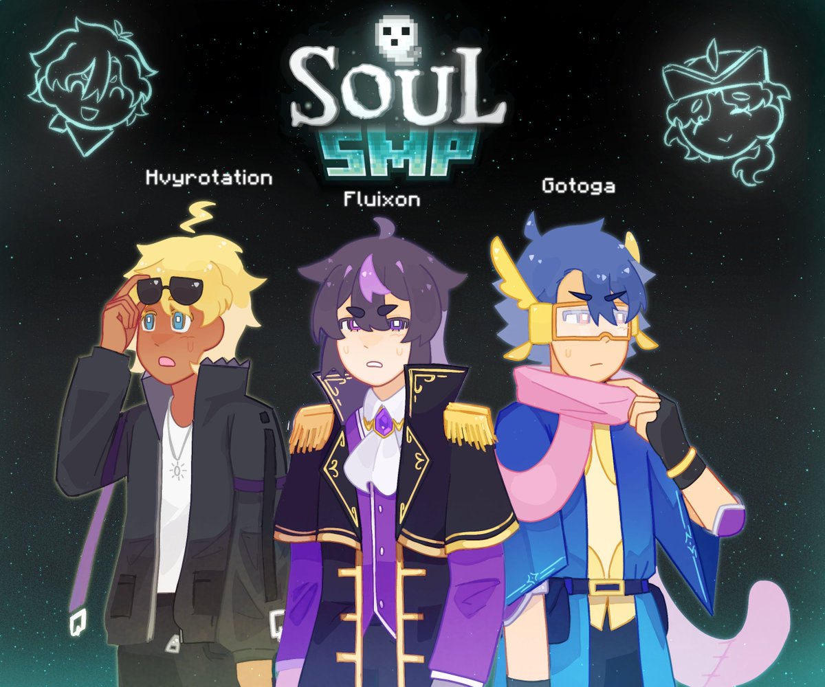 CapellaCappi's tweet photo. Is it too late to say that I’m hoping for a Con5piracy reunion in Soul...

#Fluixon #Gotoga #Hvyrotation #soulsmp https://t.co/SMbgBRqYPO