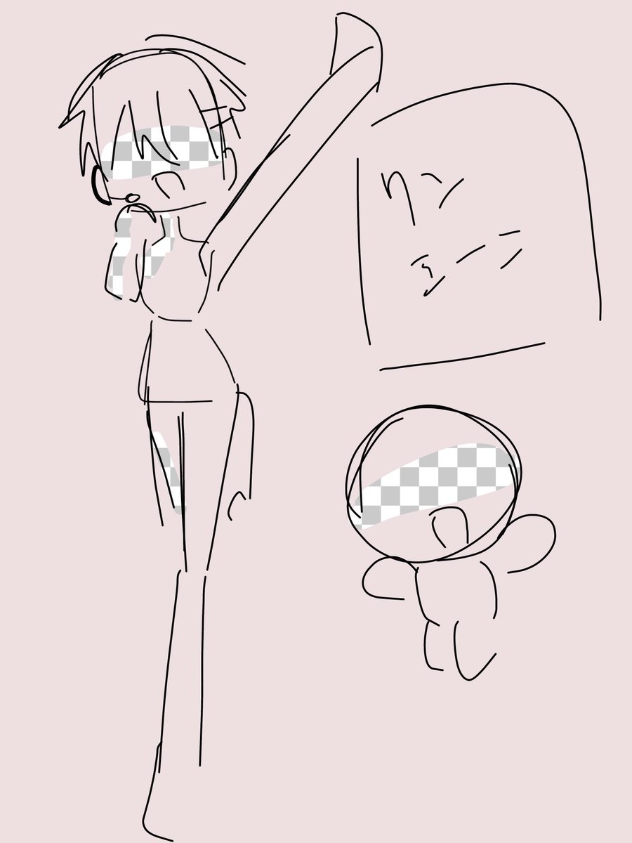 hayashiD0518's tweet photo. ←ラフ
               →完成 https://t.co/dZK9SrTKOX