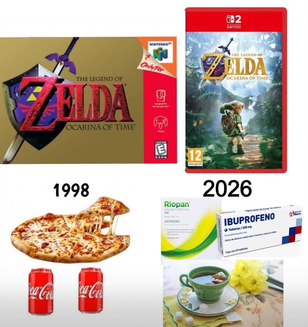 Capitan__n's tweet photo. La puñetera verdad….#zelda #ocarinaoftime @NintendoES #nintendo #nintendo64 #nintendoswitch2 https://t.co/5YpGJtL29a