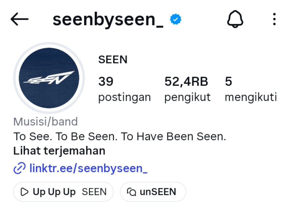 seen_updates's tweet photo. Akun Instagram official SEEN saat ini telah mencapai 50.000++ followers🎉, Terima kasih kepada kalian semua yang telah memberikan dukungan dan cinta kepada SEEN🤍

🔗: https://t.co/Qoc9tQk8WK

#SEEN @seenbyseen__ https://t.co/gndL89svaz
