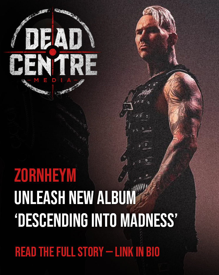 DeadCentreMedia's tweet photo. ZORNHEYM unleash new album ‘Descending Into Madness’.

The band dive deeper into their dark Zornheim universe across the new record.
@Zornheym 
Read more 👇
https://t.co/9hf0YSfFWH
#Zornheym #DeadCentreMedia https://t.co/1WkIFr8hhi