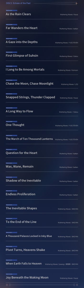 Wuthering_Waves's tweet photo. Wuthering Waves Chapter Mengzhou: Land of Xuanfang OST Vol.3 "Songs for the Waking Moon" is now available on Spotify, Apple Music, and other platforms. The Waking Moon carries the promises that unite people through the turning years.

Spotify: https://t.co/trjOVjGl4O
Apple Music:https://t.co/bwEMSMx5Wg 

#WutheringWaves