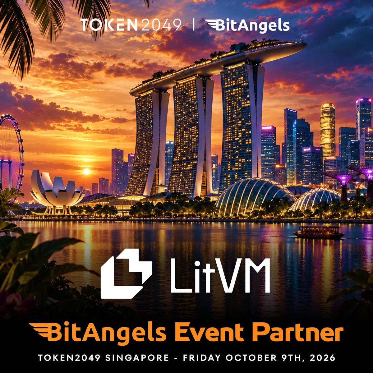 BitAngels's tweet photo. Endorsed by Charlie Lee (@SatoshiLite) and the @LTCFoundation, LitVM is now an event partner at BitAngels Singapore.

@LitecoinVM is Litecoin's Virtual Machine, bringing smart contracts and Web3 applications to one of the oldest chains in crypto. The team is building what they call a hard money Web3 ecosystem, covering Litecoin yield opportunities, real-world assets, AI and more.

Come see where @Litecoin goes from here.

📅 Friday, October 9, 2026 | 10:45 AM – 2:30 PM SGT
🎟️ Join the list: https://t.co/Em1oF2GTzq