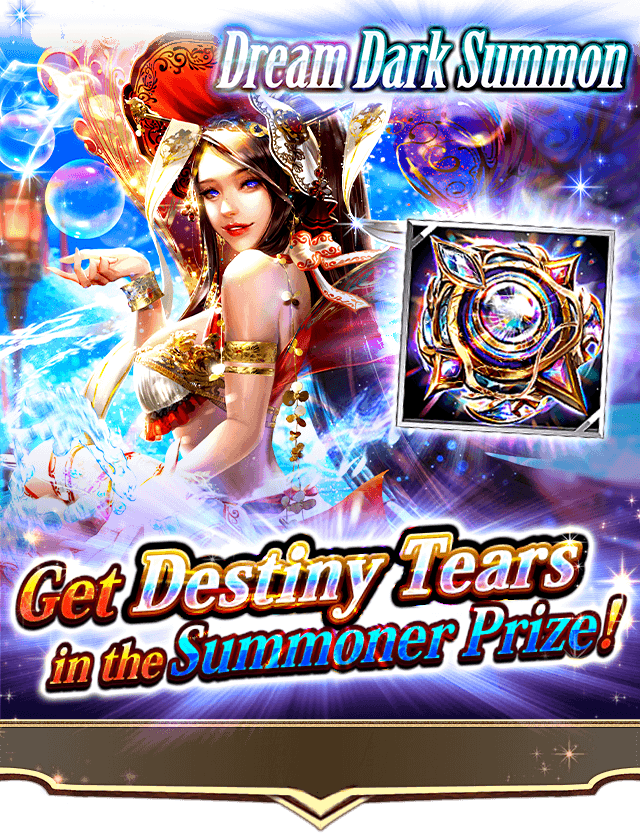 DarkSummoner_us's tweet photo. "Dream Dark Summon" is live! ✨
Shared prize pool: first come, first served!
Get "[Re] Seasonal Vigor, Wu Zetian" via the Summoner &amp; Last Dream Prize!

#DarkSummoner https://t.co/Qbuaf3pGvb