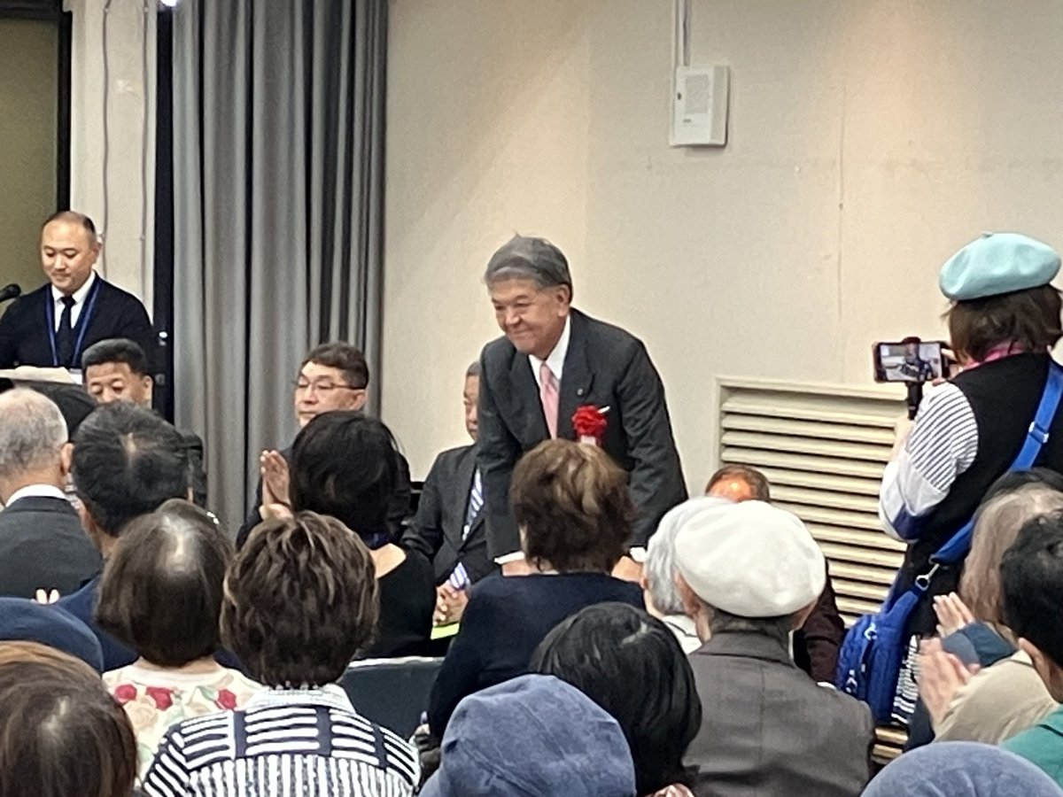waniyuki's tweet photo. 山田太一仕事部屋の完成記念式典にお招きいただきまして、ご挨拶をさせて頂きました。 https://t.co/WoLl97w7OV
