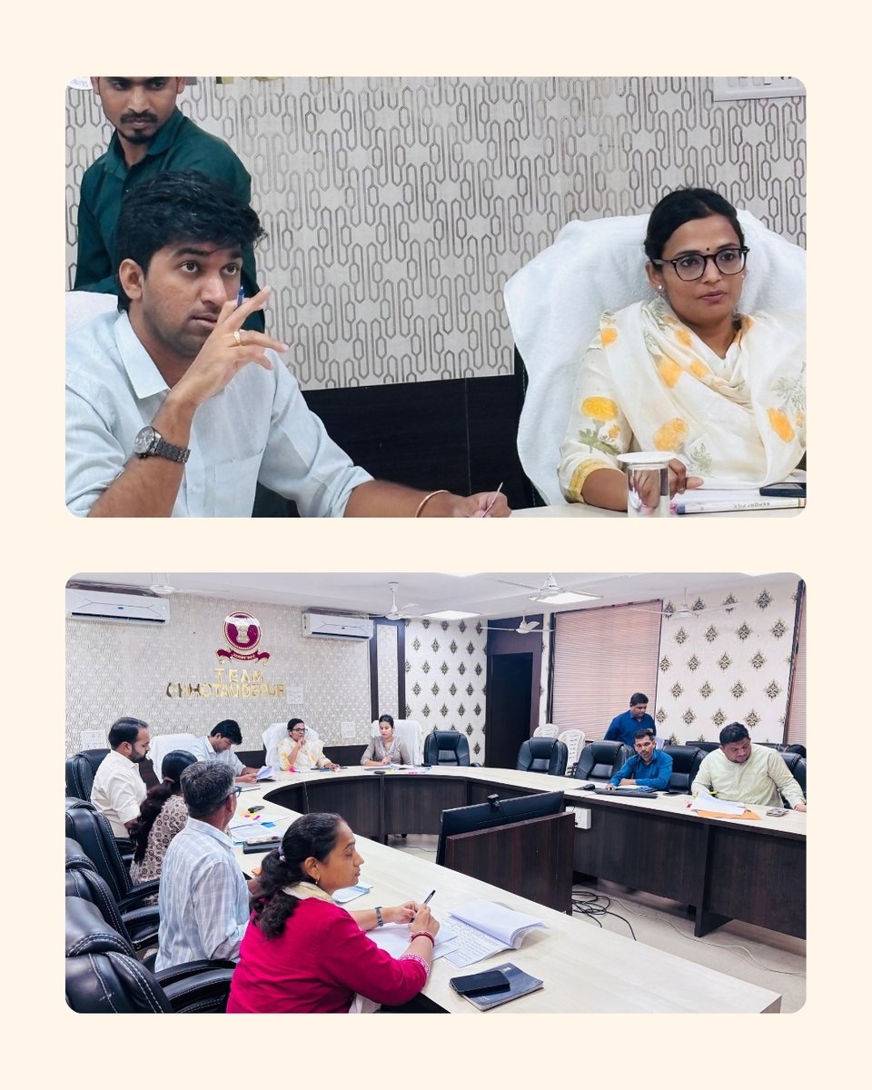 collectorcu's tweet photo. છોટાઉદેપુર જિલ્લામાં વન અધિકાર અધિનિયમ (FRA)ના અમલીકરણ અંગે સમીક્ષા બેઠક યોજાઈ. FRA કામગીરી અને પ્રગતિ અંગે ચર્ચા કરી જરૂરી માર્ગદર્શન આપવામાં આવ્યું. બેઠકમાં PA, TASP, SDMs, મામલતદારો સહિત સંબંધિત અધિકારીઓ ઉપસ્થિત રહ્યા.
@CMOGuj @InfoGujarat
#ChhotaUdepur #FRA #TASP https://t.co/UJ1dx9EKE4