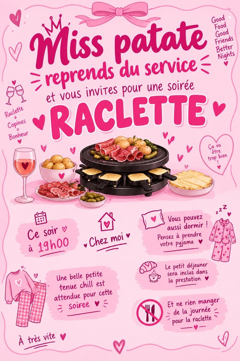 xp2rh's tweet photo. Regardez le flyer d’invitation de ma copine pour la raclette de ce soir #hate https://t.co/On53sNzRtZ