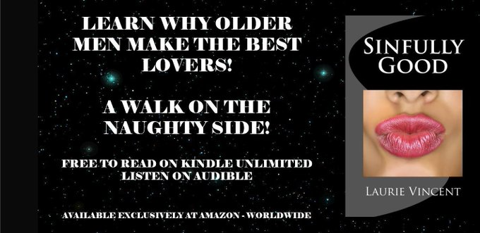 mnnovelette's tweet photo. SINFULLY GOOD
A Younger Woman Has A HOT Fling With An Older Man &amp; Decides Once Is NOT Enough!
#ASMSG #IARTG #Bookboost #WritersCommunity #Spicy #Romance #Erotic #olderyounger
https://t.co/cklD4MhEGO
Now Available to Read for #FREE on #KindleUnlimited &amp; Listen On #Audible! https://t.co/xkaVkGAiSX