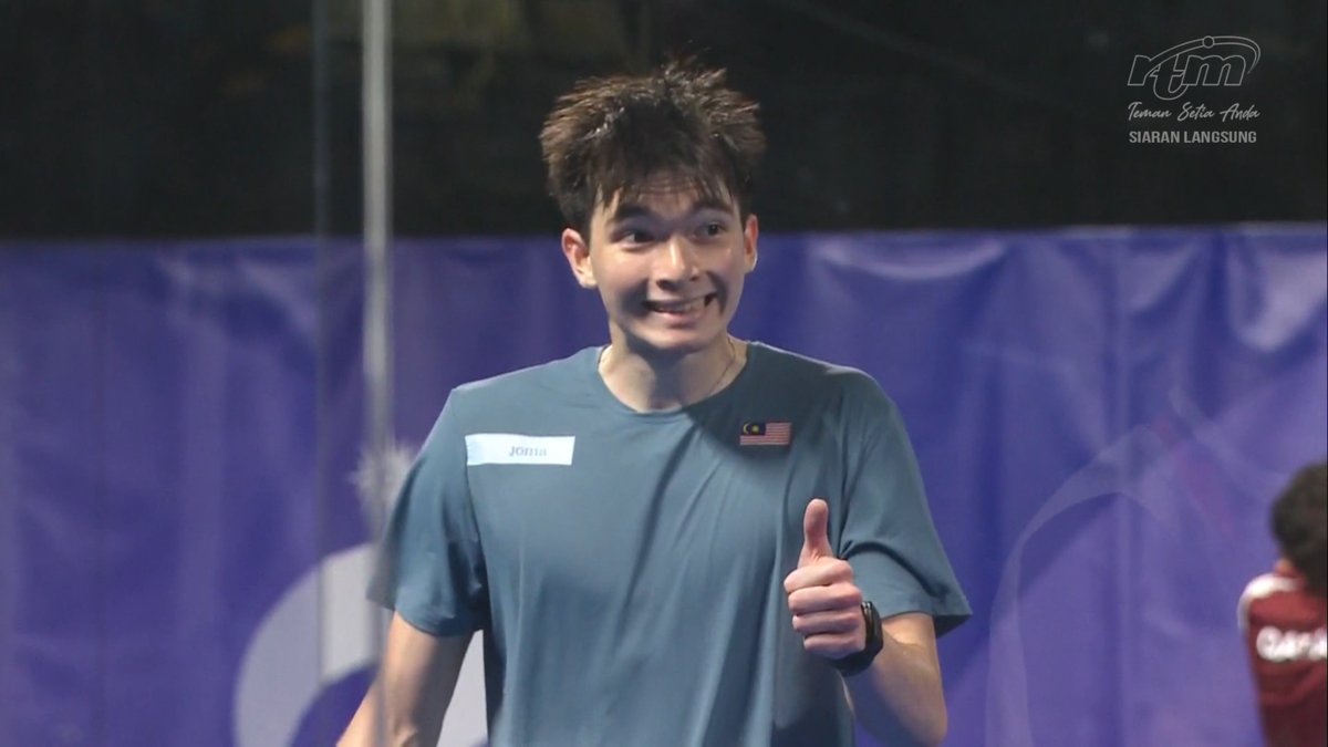 craigansibin's tweet photo. 20th Asian Games Aichi-Nagoya 2026
🏓 Padel
🛎️ Gold Medal Match

🥈 SILVER MEDAL FOR MALAYSIA!!!

Men’s Pairs
🇲🇾 Chin Christian & Aidan Yunus 🆚 
🇶🇦 Naif Mashari & Naif Rashed

3-6
1-6

From squash and tennis to padel.
A historic moment for Malaysia as padel makes its Asian Games debut, with Christian and Aidan securing Malaysia’s first-ever Asian Games medal in padel!

#AsianGames2026 #AichiNagoya2026 #マレーシア