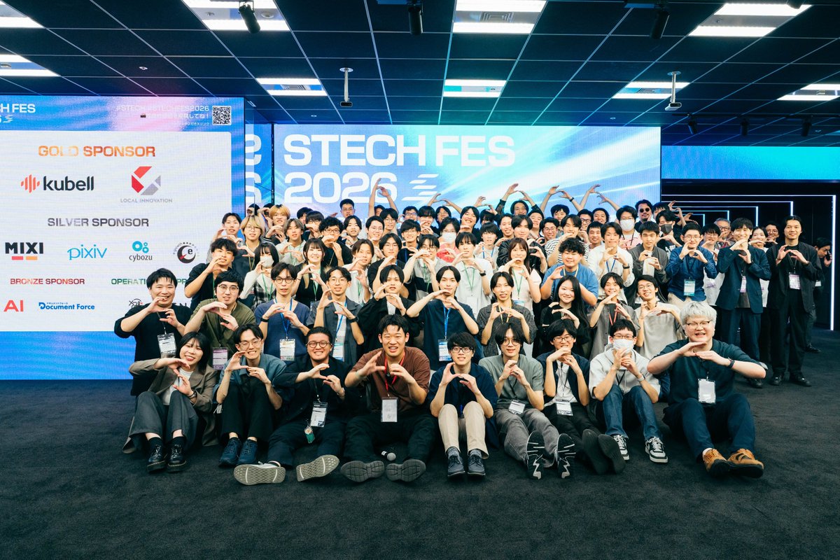 STECH_FES's tweet photo. 🏮 STECH FES 2026 無事終了🏮
ご来場いただいた皆さん、本当にありがとうございました🙏
登壇・出展者の皆さん、企業の皆様にも
心より感謝申し上げます✨
今日のつながりが、次の一歩につながれば嬉しいです🙌
その"好き"には、仲間がいる
また全国で会いましょう!
#STECHFES2026 #STECH https://t.co/UP8poxGF7q