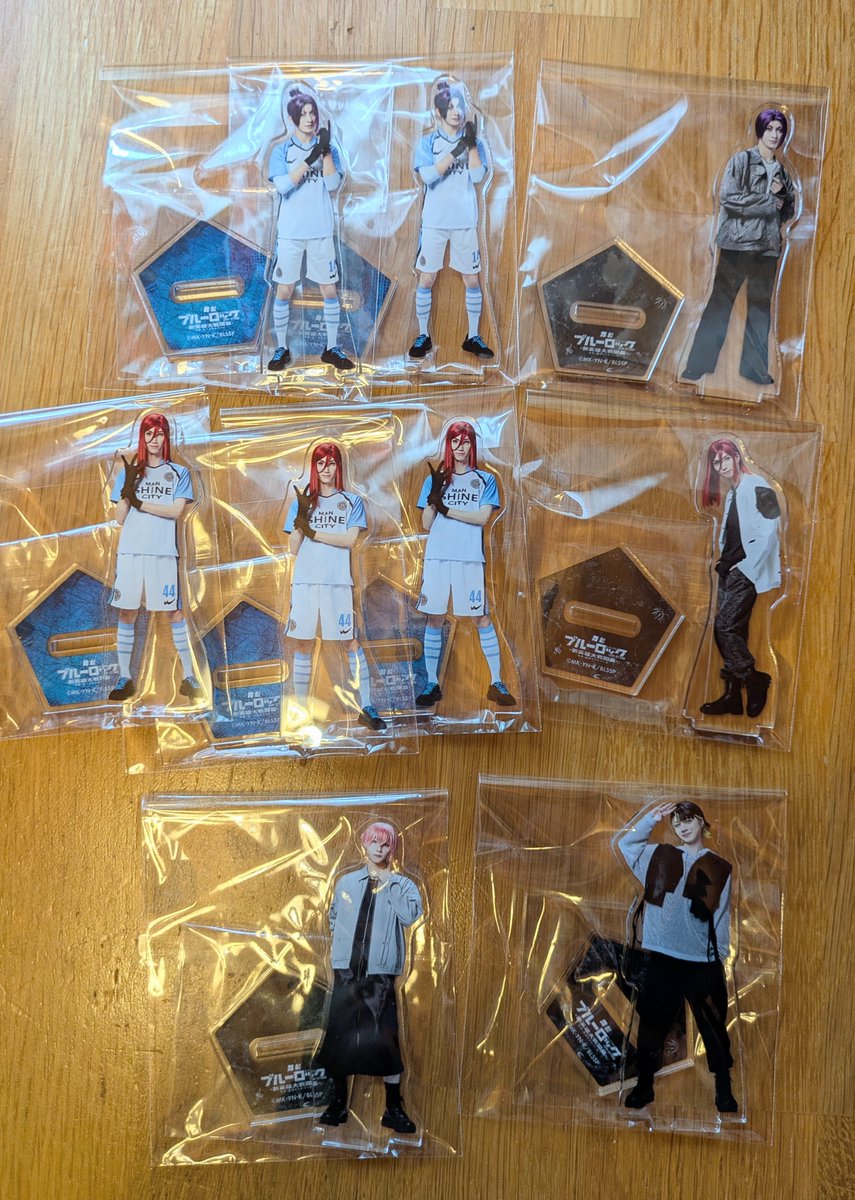 maomaaai's tweet photo. 交換 舞台 ブルステ 5th フォンタブ 入場特典 購入特典 パンフレット アクスタ アクリルスタンド

譲）
玲王ユニ×2、玲王私服、千切ユニ×3、千切私服、黒名私服、蜂楽私服

求）
パンフ バスミュ縦
入場特典 カイザー

譲2:求1などの交換可能です。
本日手渡し希望です。
よろしくお願いします。 https://t.co/mDHjXbPLGM