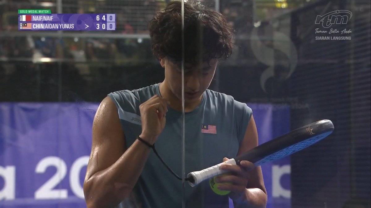 craigansibin's tweet photo. 20th Asian Games Aichi-Nagoya 2026
🏓 Padel
🛎️ Gold Medal Match

🥈 SILVER MEDAL FOR MALAYSIA!!!

Men’s Pairs
🇲🇾 Chin Christian & Aidan Yunus 🆚 
🇶🇦 Naif Mashari & Naif Rashed

3-6
1-6

From squash and tennis to padel.
A historic moment for Malaysia as padel makes its Asian Games debut, with Christian and Aidan securing Malaysia’s first-ever Asian Games medal in padel!

#AsianGames2026 #AichiNagoya2026 #マレーシア