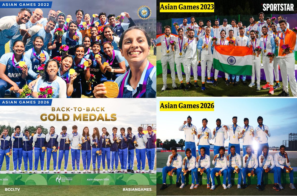 BreakingViews4u's tweet photo. #TeamIndia #AsianGames2026 #AsianGames #T20I #T20 #Cricket #GoldMedal #Gold #BCCI https://t.co/wqMPonrHwX