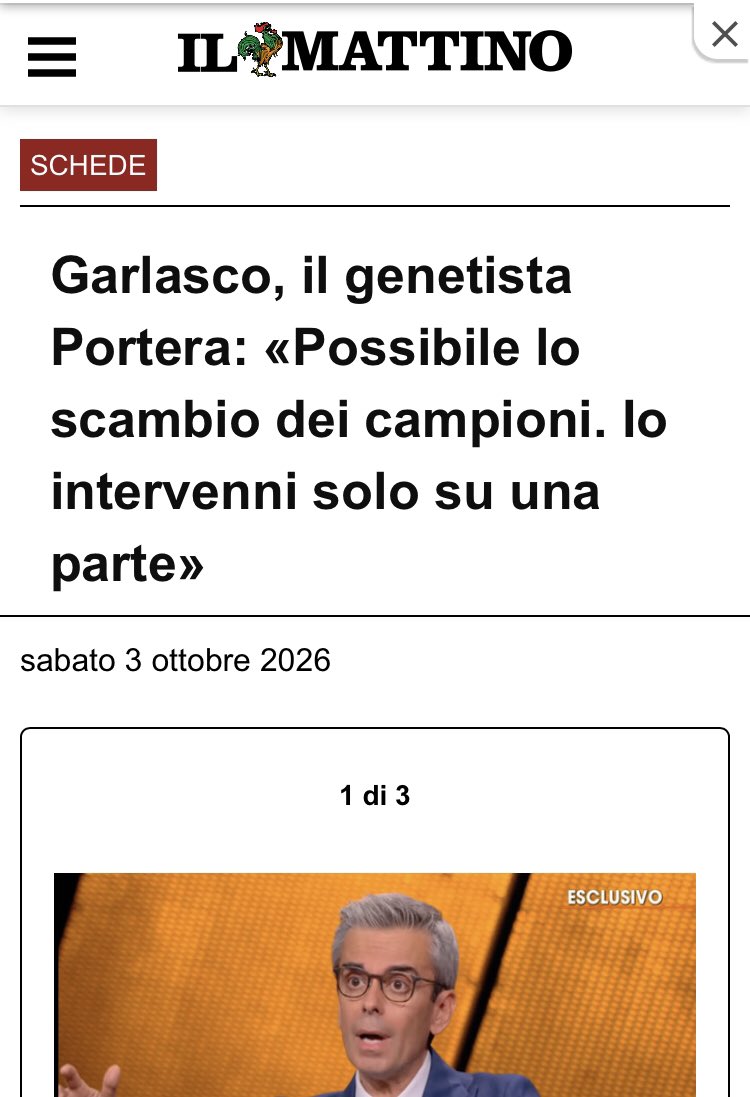 LuigiGrimaldi19's tweet photo. #garlasco dal giallo dei pedali x ora è tutto. A voi la linea. https://t.co/xdFcYdUMGi