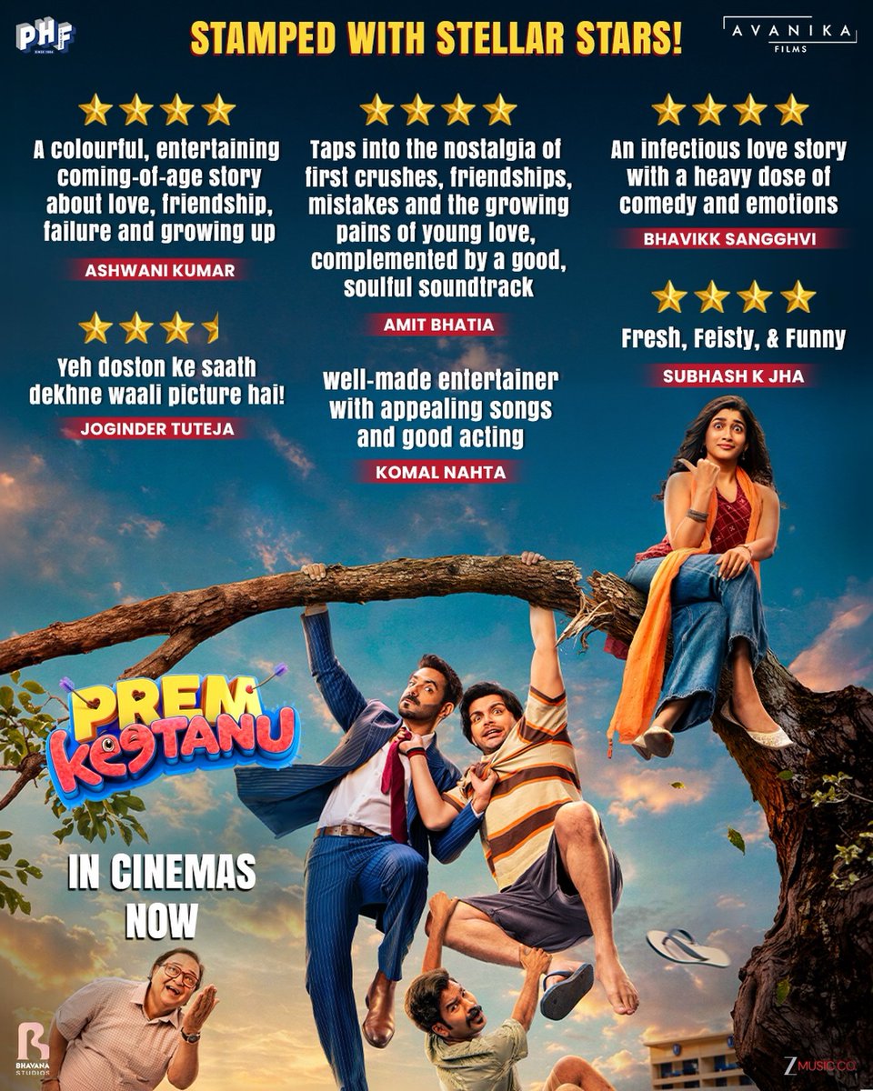 INOXMovies's tweet photo. The critics have spoken, and it’s all heart for Prem Keetanu!
#PremKeetanu now screening at PVR INOX!
Book now: https://t.co/RPd3V1Fbda
.
.
.
#VeerPahariya #AafiyaSyed #AparshaktiKhurana #NikhilVijay
Credits: Avanika Films, Phars Film Company & Zee Music Company
All rights belong to their respective owners.