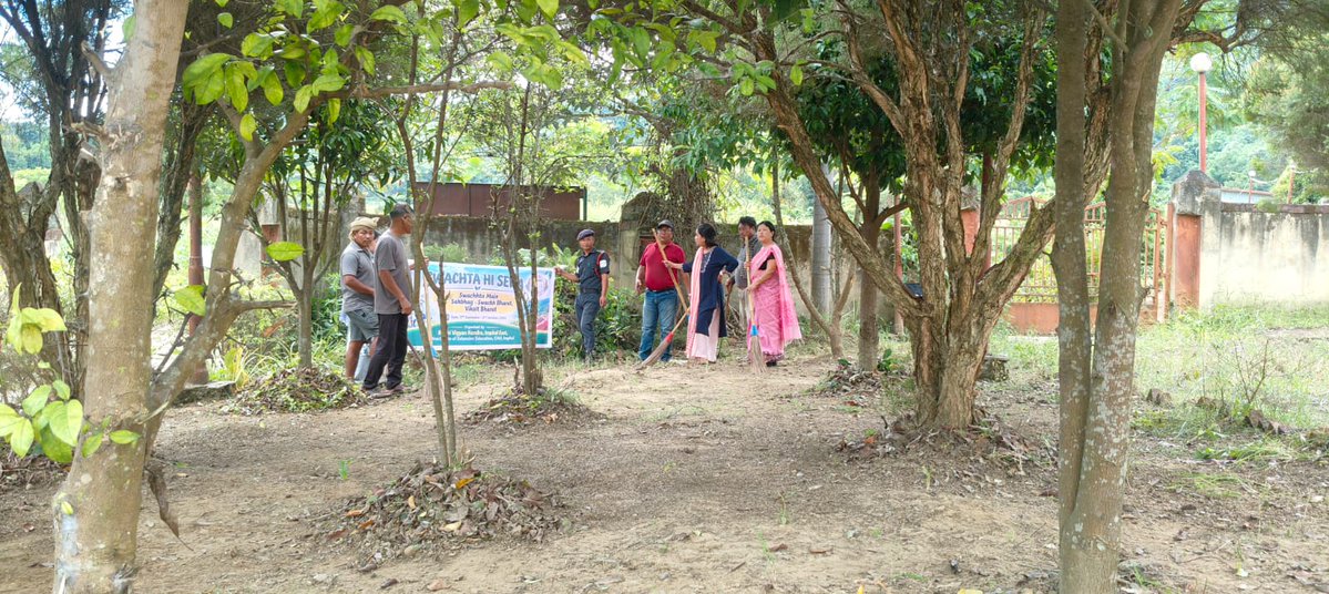 EastKvk's tweet photo. Cleaning of office campus as a part of Swachhta Hi Seva 2026
#icar
#atari_zonevii
#cauimphal
#SHS2026
#SwachhtaHiSeva2026
@SwachhBharatGov
@swachhbharat
@MoHUA_India
@MoJSDDWS https://t.co/IRTk7T3bvq