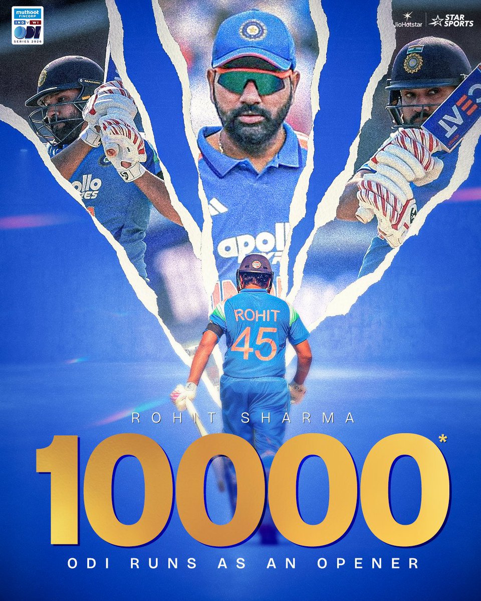 PShangan's tweet photo. Missed the century.

Made history anyway🫡🔥

92 > 100

Only #RohitSharma can make it feel this special👑💜

#INDvWI #TeamIndia https://t.co/Qcoa1nlxlc