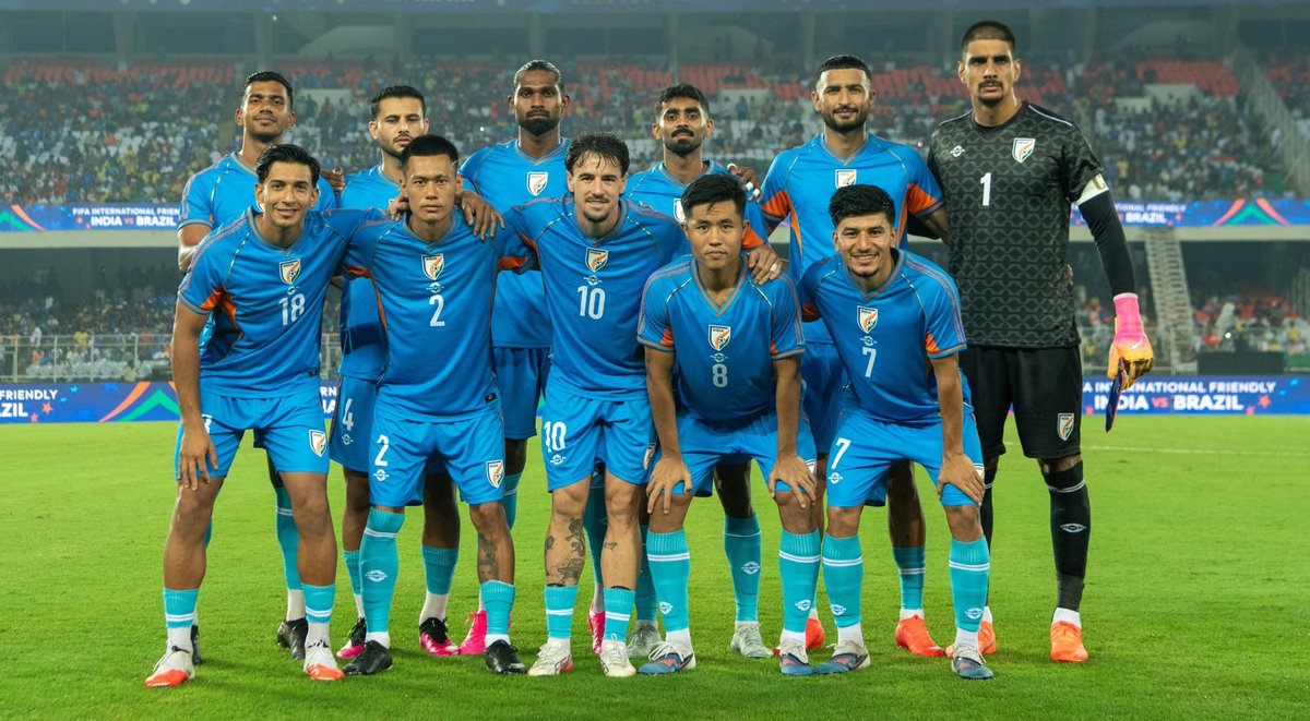 Suman_24_1's tweet photo. Scoreline may be 4-0, but this team showed some potential to fight with the best in business. Onto the next one vs Uruguay..........

#IndianFootball #BrazilvsIndia https://t.co/Lbc3ymjcx9