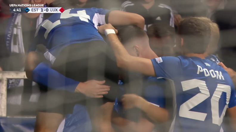foet247europa's tweet photo. Estonia 1 Luxembourg 0. Peetson #ESTLUX https://t.co/CxXezgxrfL