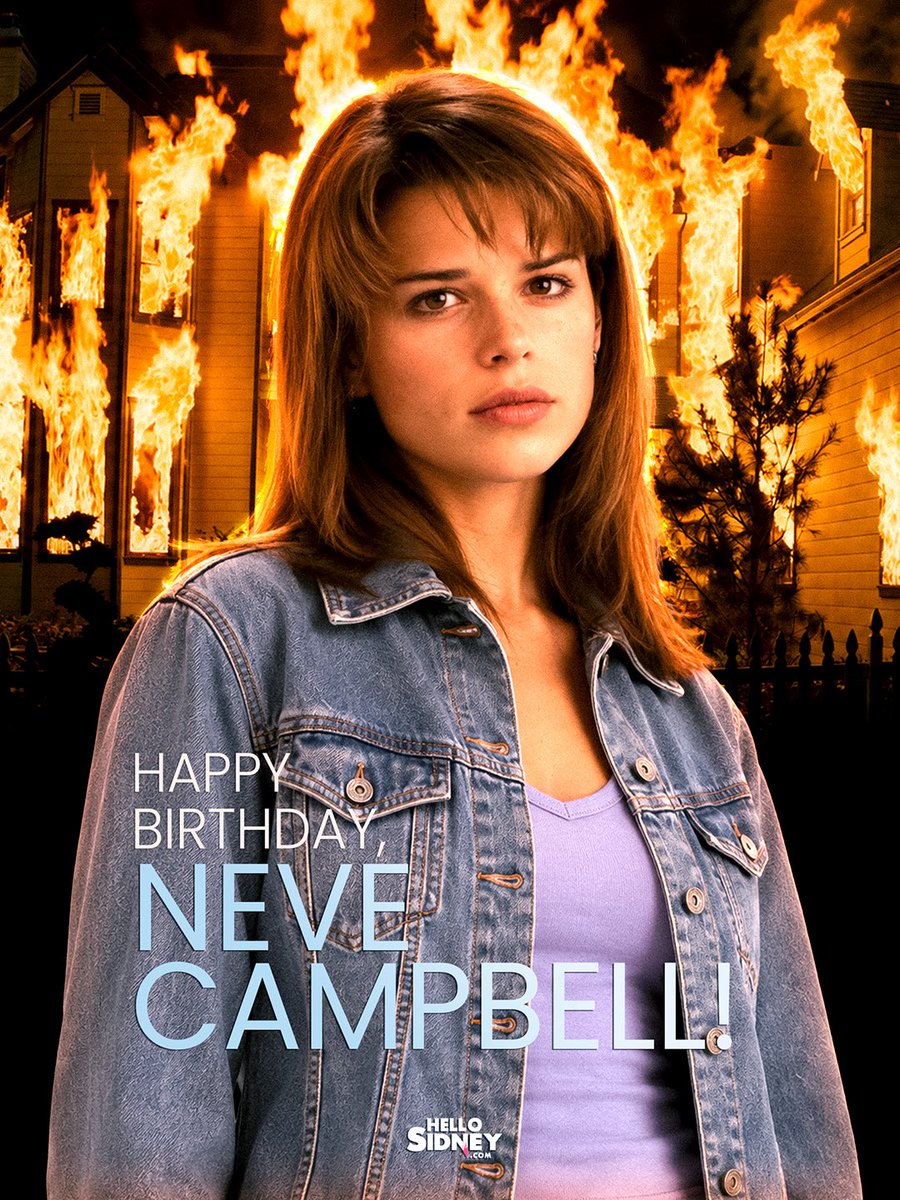 hello_sidney's tweet photo. Happy 53rd Birthday, Neve Campbell. 🔪🎂

Sidney Prescott has been chased, stabbed, copied, studied and mythologized.
Neve never let her become anything less than human.

Thirty years later, that may be exactly why she still reigns.

And really, of course the queen of spooky season was born in October. 🎃

🩸 #NeveCampbell #Scream #SidneyPrescott