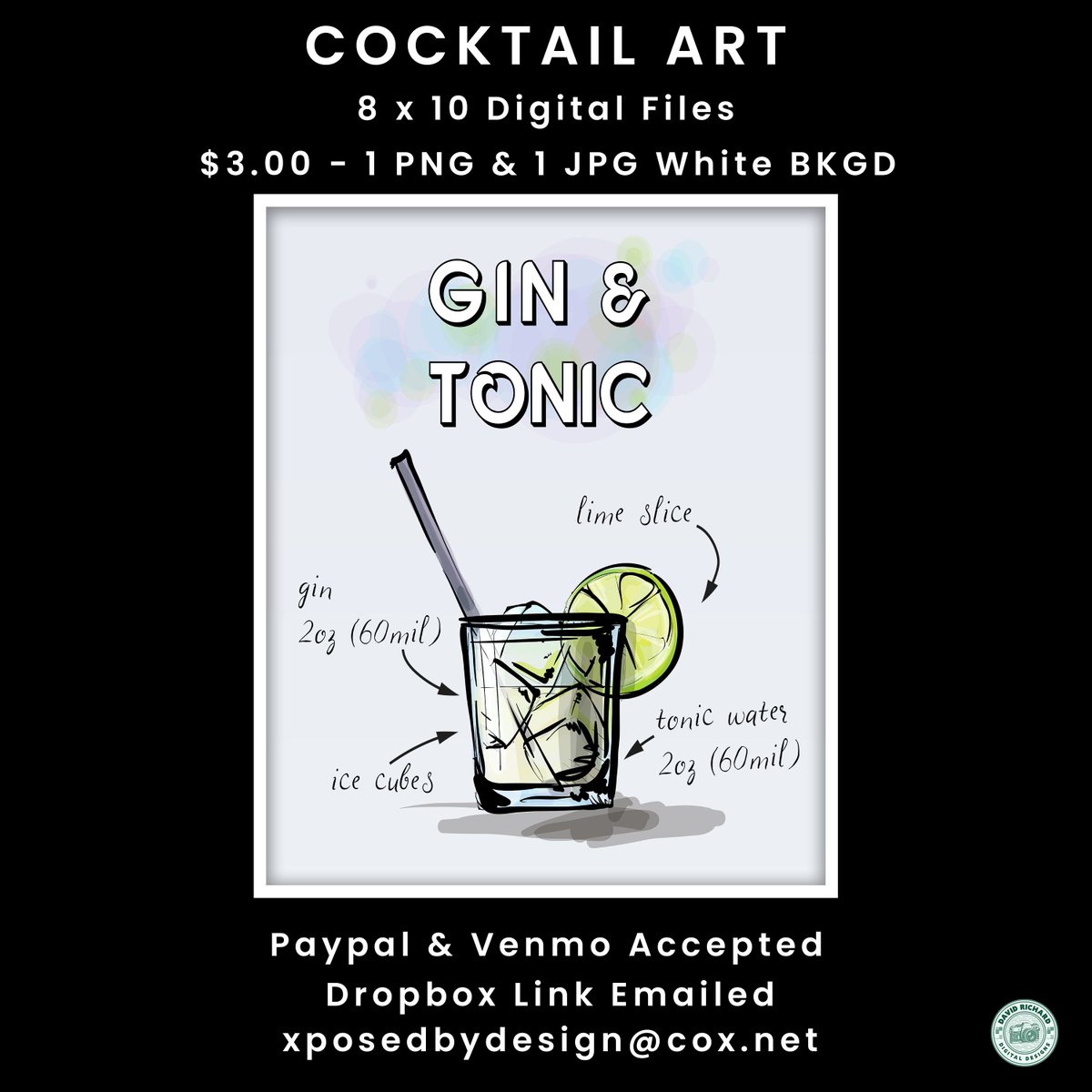 Xposedbydesign's tweet photo. You're the Gin to my Tonic.
#davidricharddesigns #photogiftideas #photoshop #PhotoGift #graphicdesigner #posterart #
#posterdesign #xposedbydesign #cocktail #gintonic #BarLife #nightlife #partytime #cocktailbar #mixeddrinks #gin #cocktailart https://t.co/DmwSscYebE
