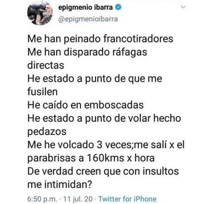 YO_____MERO's tweet photo. Y entonces por qué tiene a medio mundo bloqueado? 🤷‍♂️

@epigmenioibarra https://t.co/q1Erqk3T3B