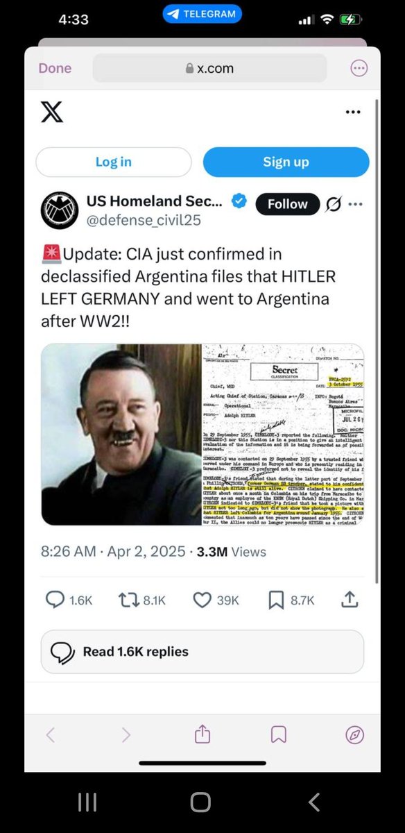 WhitelightDee's tweet photo. @thepalehundreds Shitler stopped supplying Stalingrad let soldiers to freeze starve mf. Prepped Germany for red army invasion mass rape.  Ran to Argentina. https://t.co/TITbM5QYpK