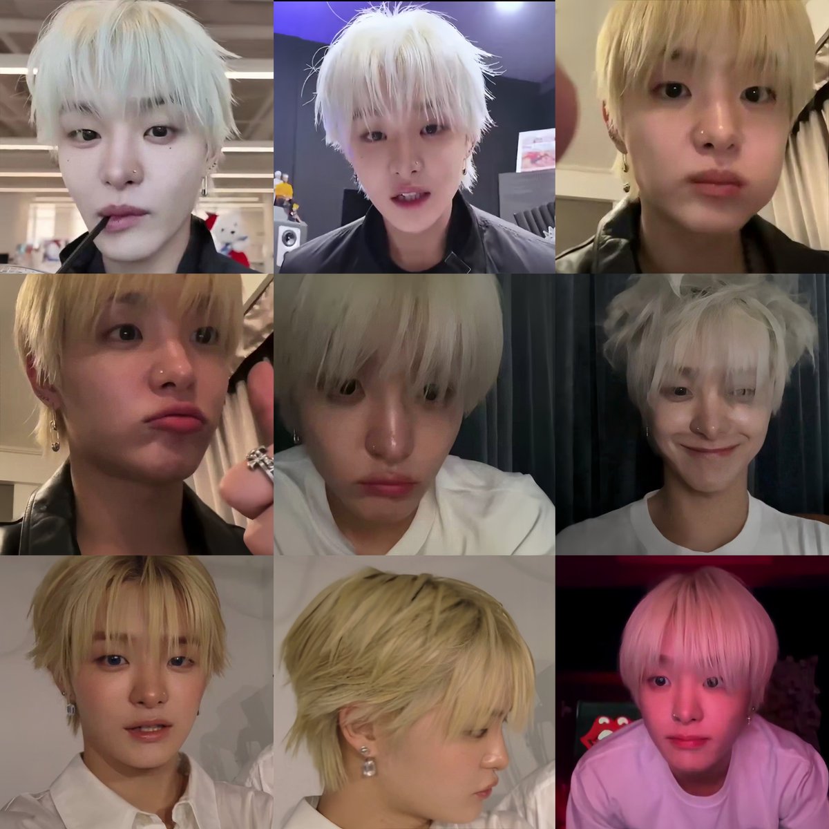marchoonie's tweet photo. blonde jihoon. that’s my roman empire! https://t.co/qrUeyrggT7