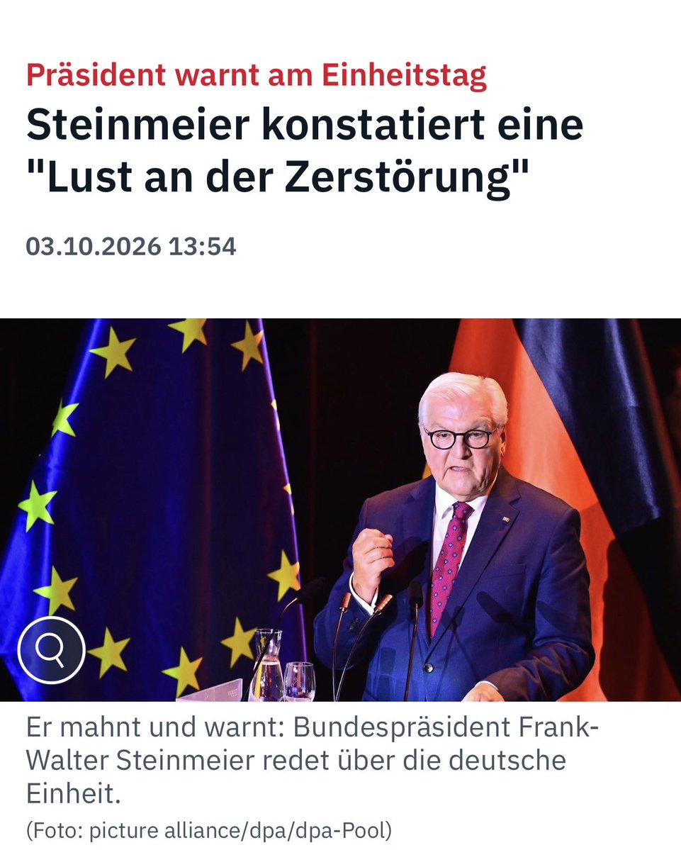 Oliver141269's tweet photo. Richtig Steini, nur diese Lust der Zerstörung kommt aus der Politik. Wer zerstört die Werte wie Familie? Wer zerstört die Industrie und die Wirtschaft? Wer zerstört die Energiesicherheit? Ihr habt ein funktionierendes Land mit einer friedlichen Gemeinschaft zerstört. Diese Zerstörung anderen in die Schuhe zu schieben grenzt an Blindheit, das ist mehr als nur uneinsichtig. Die Zerstörer seid ihr !