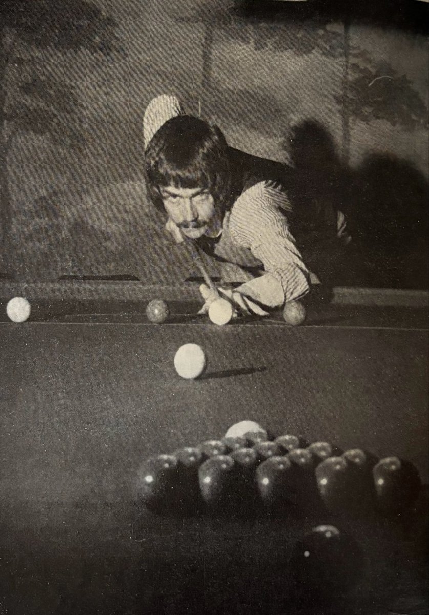 StevenBarneys's tweet photo. Cliff Thorburn travelled to England in 1973 to begin his professional snooker career https://t.co/oGhOaUwit9