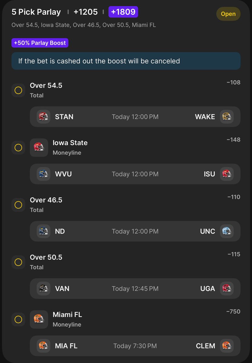 murda_m00k's tweet photo. 🏃🏾‍♂️ IT!! DRAFT KINGS CFB PARLAY!!
#prizepicks #draftkings #cfb #gamblingx #gamblingx https://t.co/DfE2RHztJ3