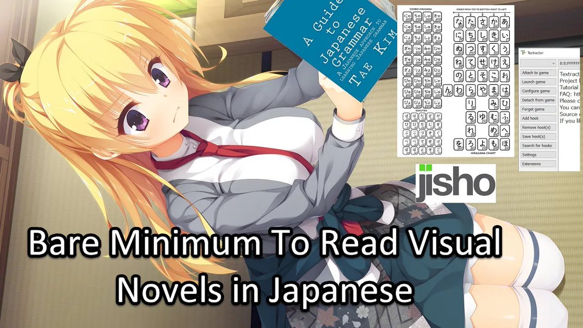 superange128's tweet photo. Previously Made Ange Video Re-Advertisement:
Tutorial: The Bare Minimum Required to Read Visual Novels in Japanese
https://t.co/7OT8mtMQRt

While I'd rec Luna Hook over Textractor now, this vid should still be help you to read VNs in Japanese as fast as possible. (WITHOUT AI MTL) https://t.co/wVajr9zF7y