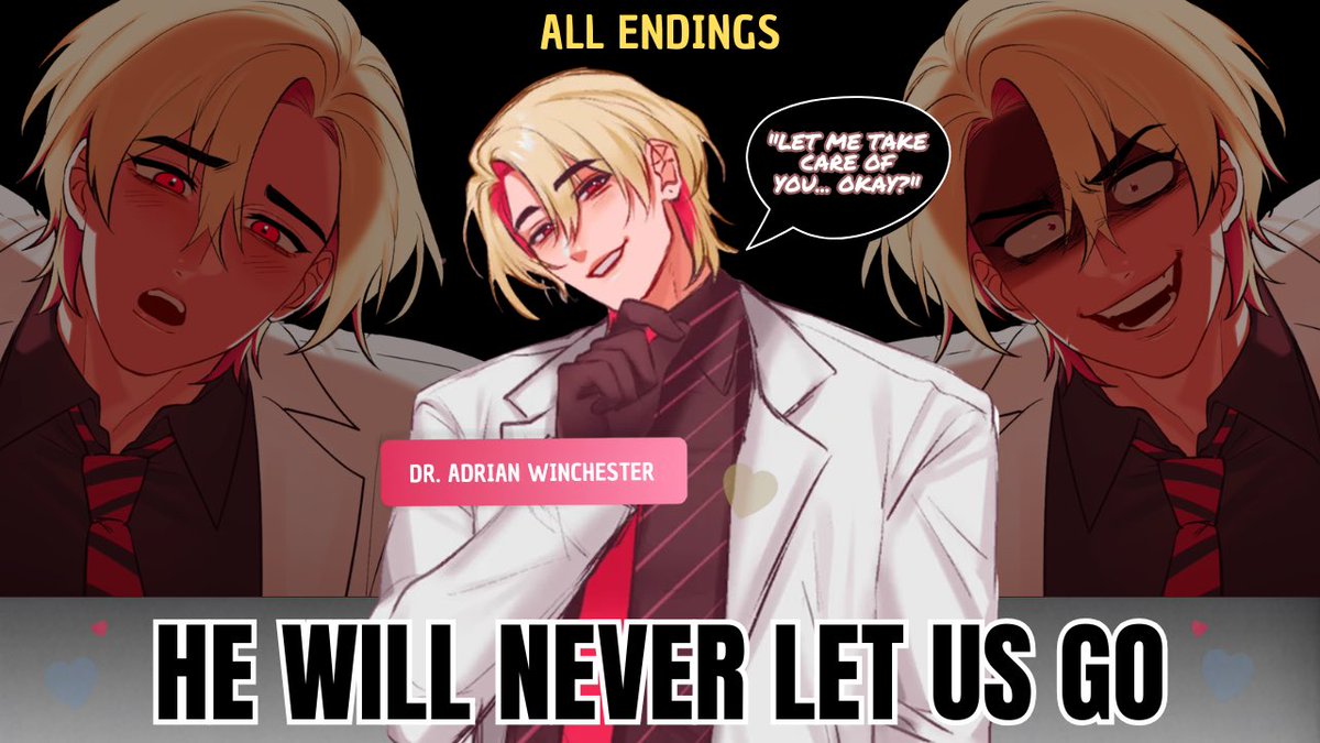 otomeaddicted's tweet photo. I went into this game thinking I was about to play a cute romance VN… I was wrong. VERY wrong. 😂

I spent like 50% of the game screaming in fear and questioning every decision I made. 👁️👄👁️ This yandere doctor terrifies me!

🎮 Watch here: https://t.co/f3KmQXW7JK https://t.co/VU2ecE9wOD