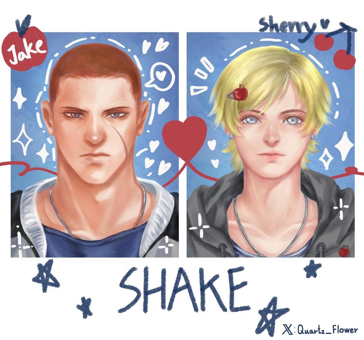 Quartz_Flower's tweet photo. （厚著臉皮再發一次修改過的

#ジェイシェリ #REBHFun #shake #JakeSherry https://t.co/TtlMsHhO2b